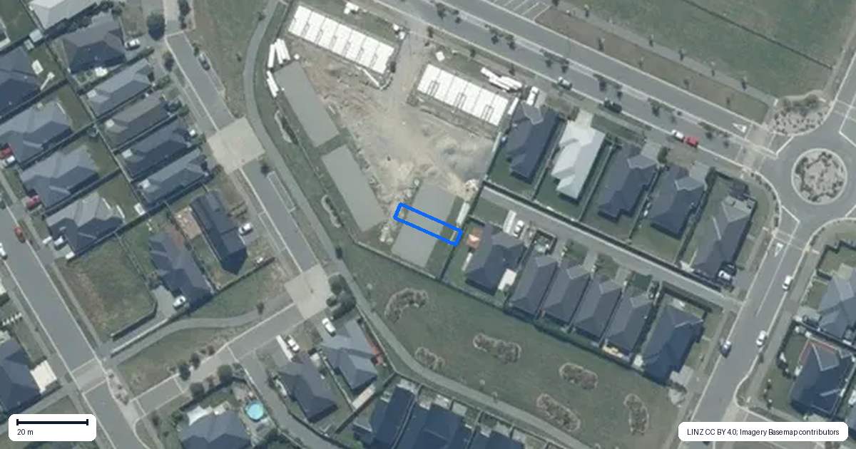 Property context map for 18/50 Broadway Parade, Rolleston