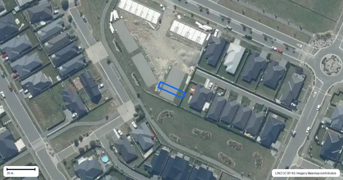 Property context map for 17/50 Broadway Parade, Rolleston