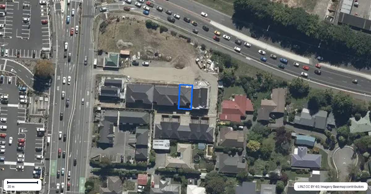 Property context map for 7/200 Main North Road, Redwood, Christchurch