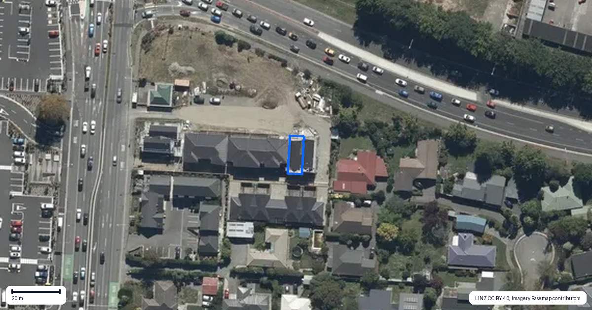 Property context map for 8/200 Main North Road, Redwood, Christchurch