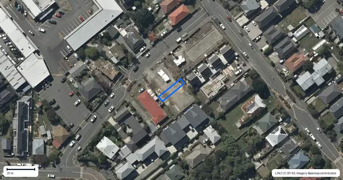 Property context map for 5/18 Feilding Street, Addington, Christchurch