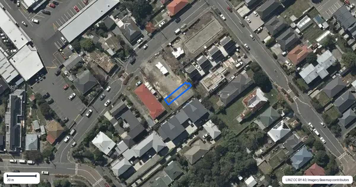 Property context map for 7/18 Feilding Street, Addington, Christchurch