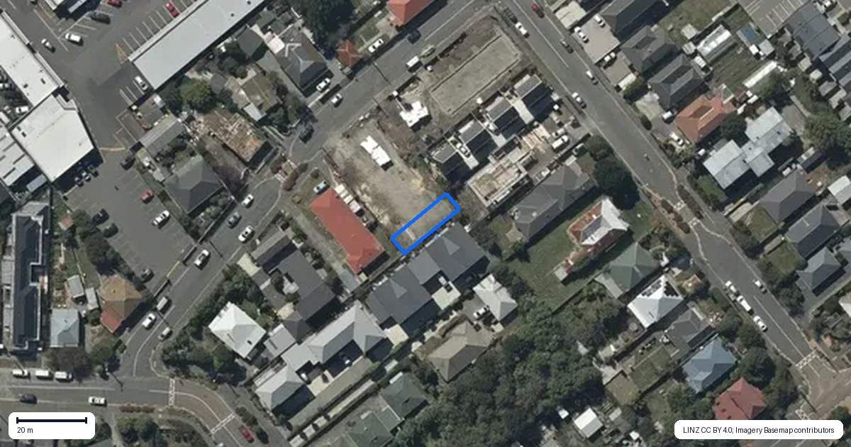 Property context map for 8/18 Feilding Street, Addington, Christchurch