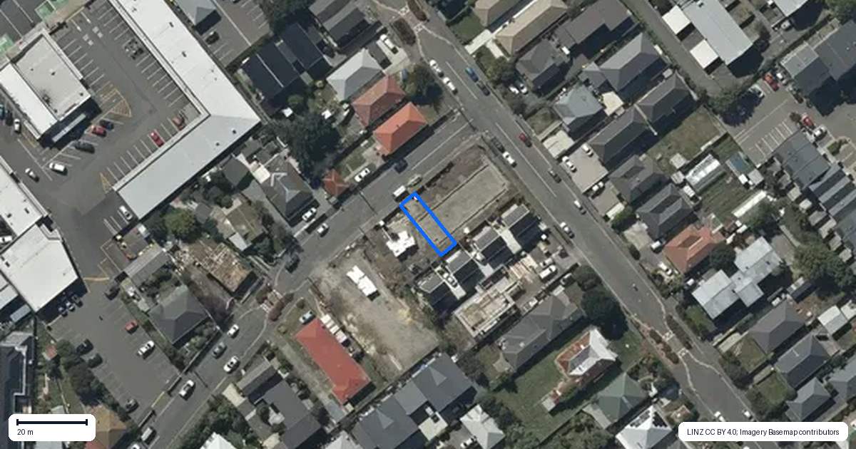 Property context map for 9/18 Feilding Street, Addington, Christchurch