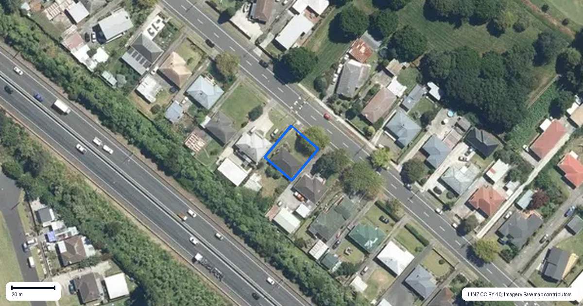 Property context map for 29 Skipton Street, Mangere East, Auckland