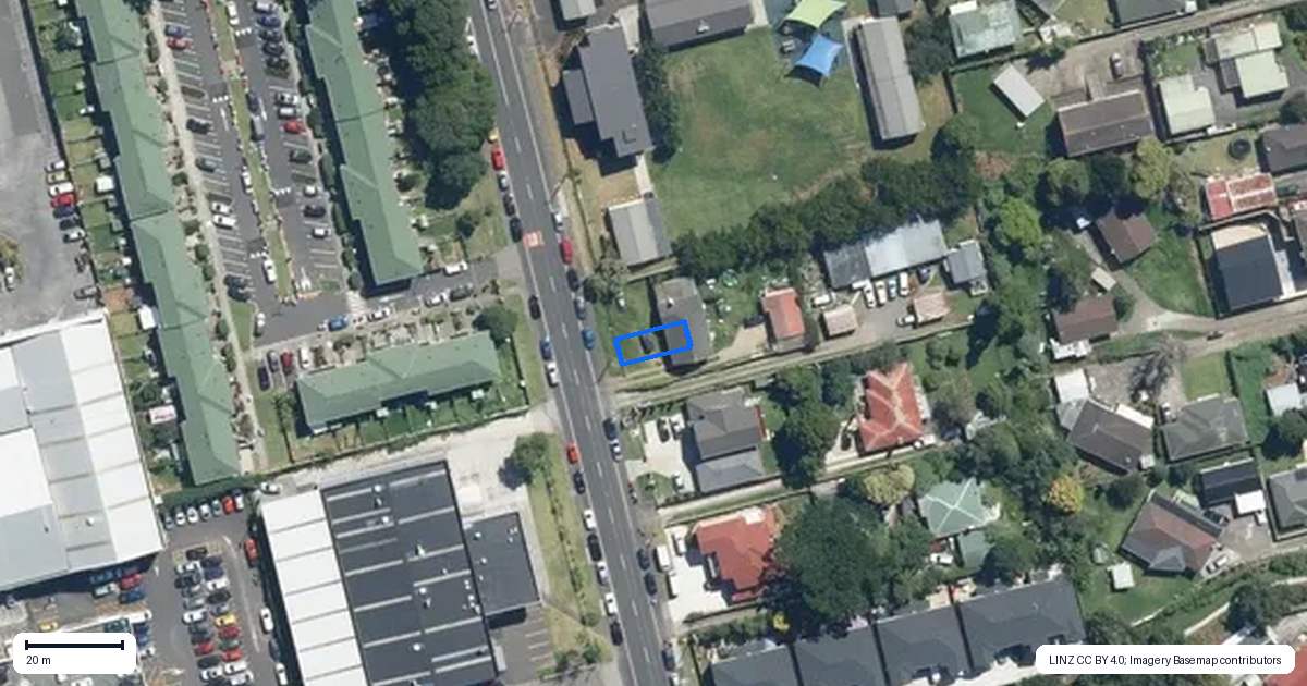 Property context map for 2/120 Church Street, Otahuhu, Auckland