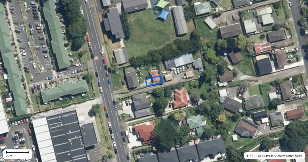 Property context map for 7/120 Church Street, Otahuhu, Auckland