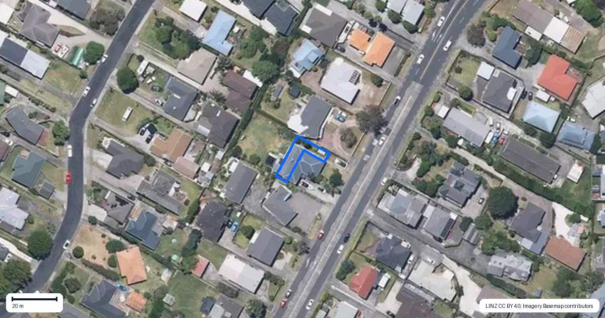 Property context map for 3/61 Ridge Road, Howick, Auckland