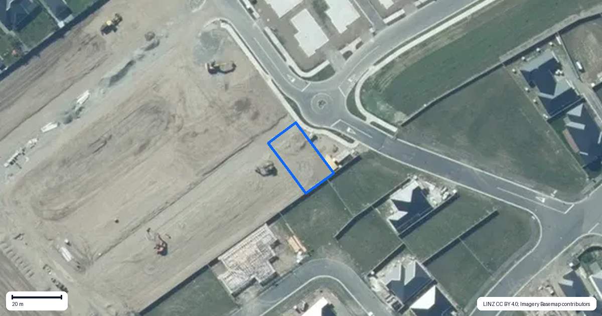 Property context map for 11 Maple Lane, Rolleston