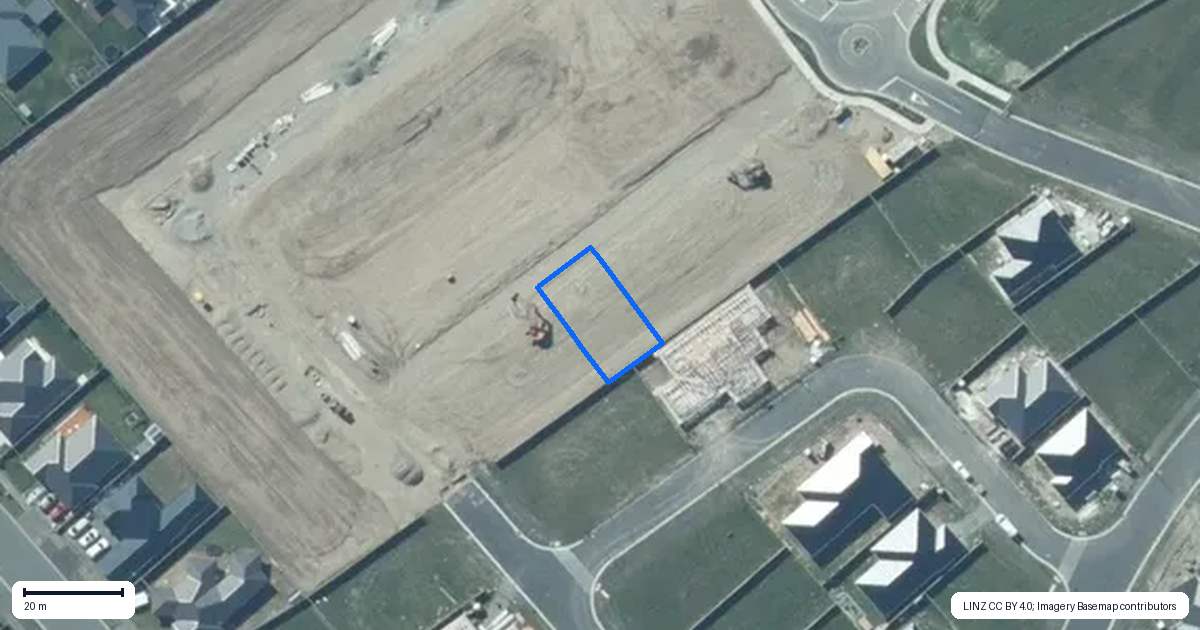 Property context map for 3 Maple Lane, Rolleston
