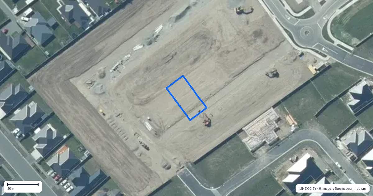 Property context map for 6 Maple Lane, Rolleston