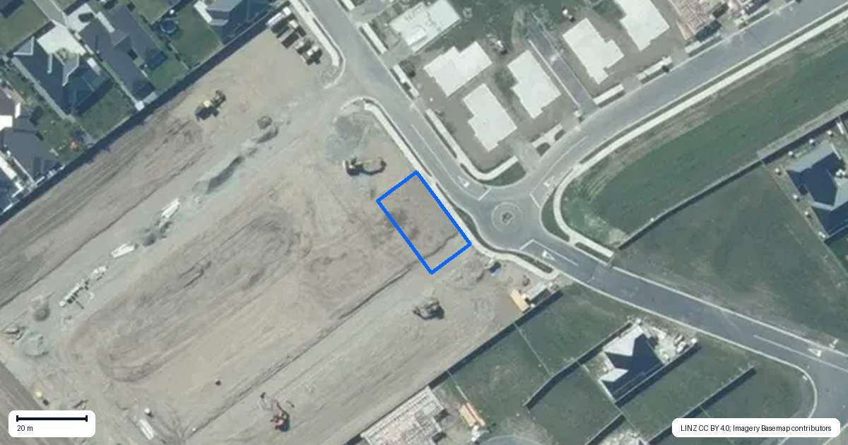 Property context map for 16 Maple Lane, Rolleston