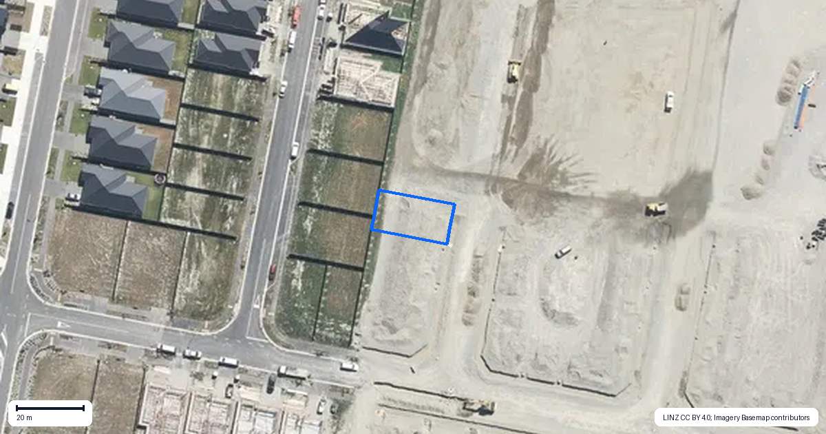 Property context map for 5 Croucher Street, Kaiapoi