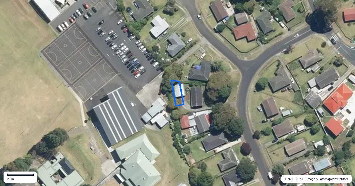 Property context map for 2/38 Chalfont Street, Mangere East, Auckland