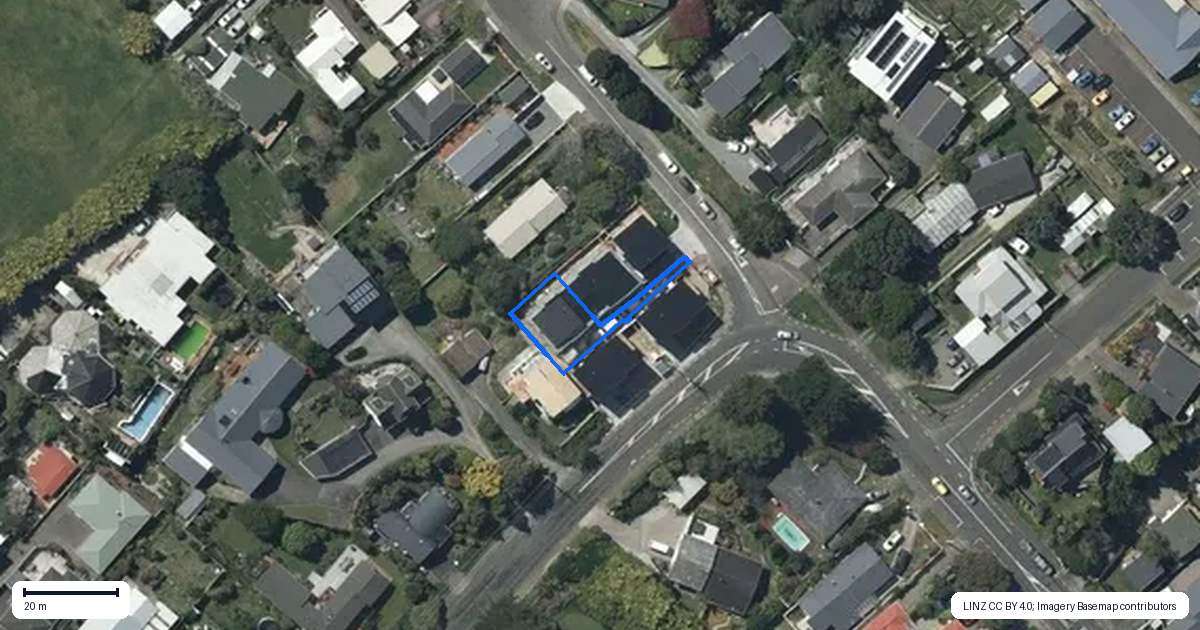 Property context map for 8B Martin Road, Paraparaumu Beach, Paraparaumu