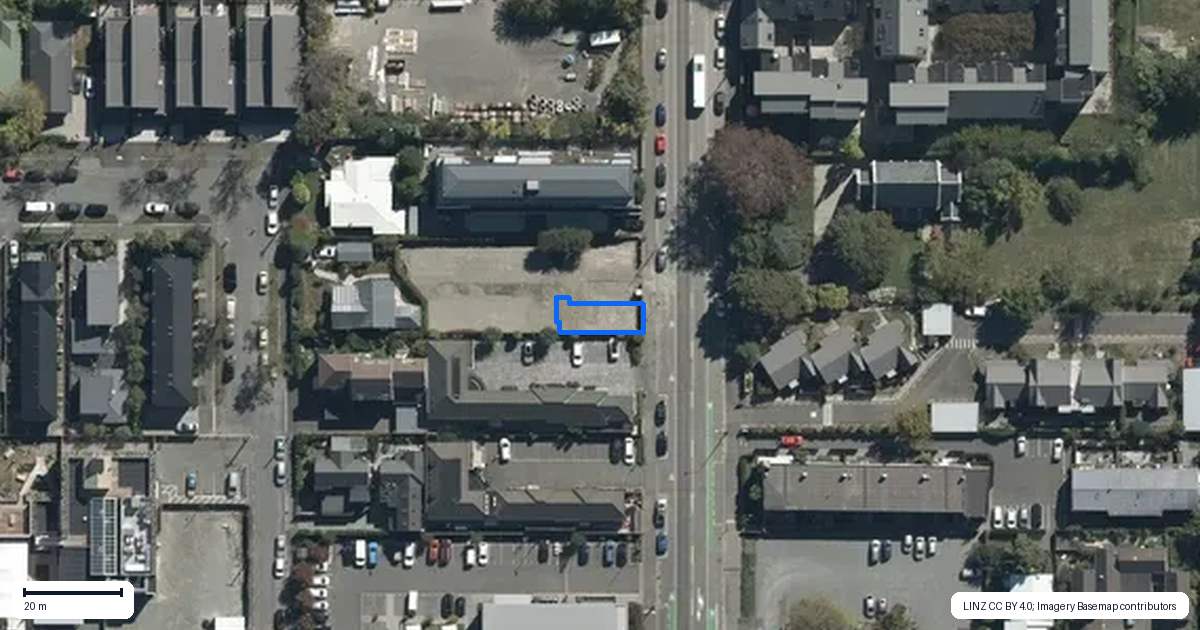 Property context map for 3/867 Colombo Street, Christchurch Central, Christchurch