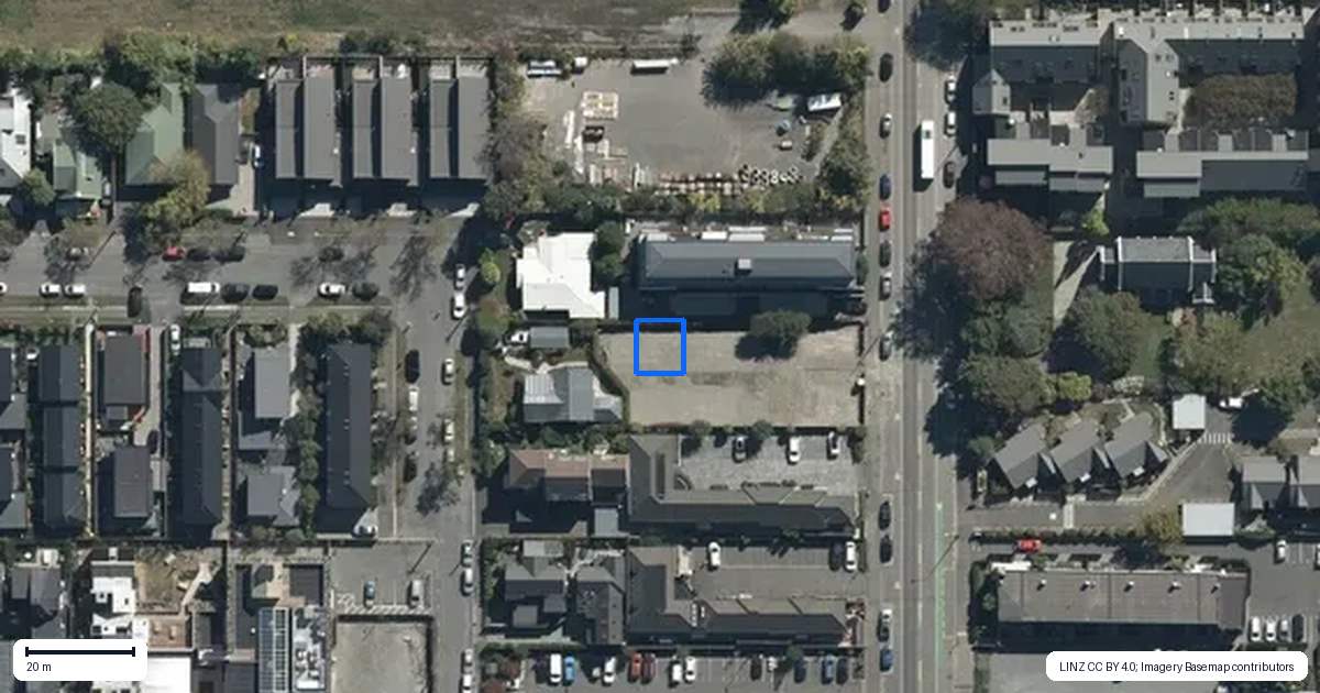 Property context map for 5/867 Colombo Street, Christchurch Central, Christchurch