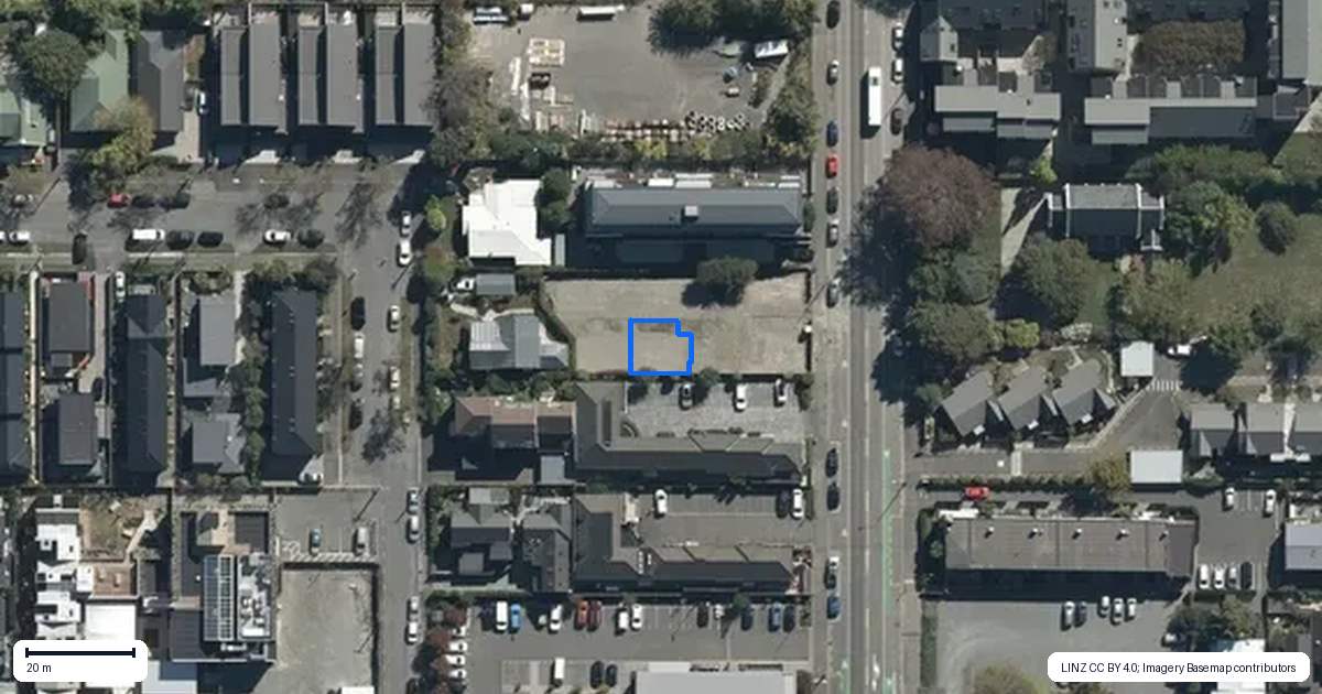 Property context map for 8/867 Colombo Street, Christchurch Central, Christchurch