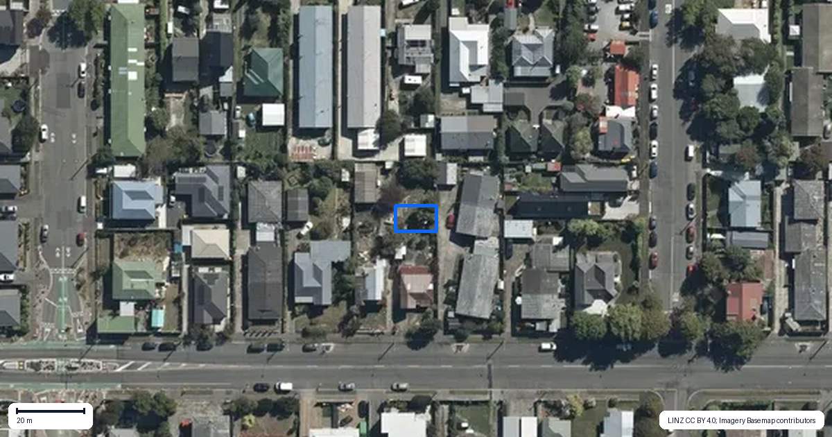 Property context map for 8/527 Hereford Street, Linwood, Christchurch