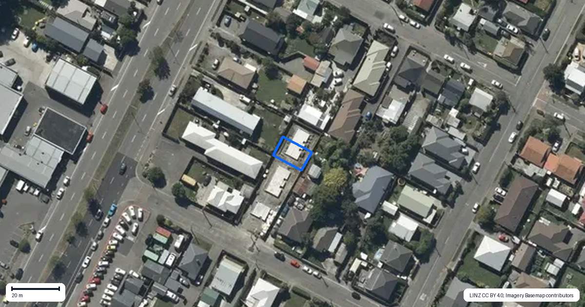 Property context map for 4/9 Matlock Street, Woolston, Christchurch