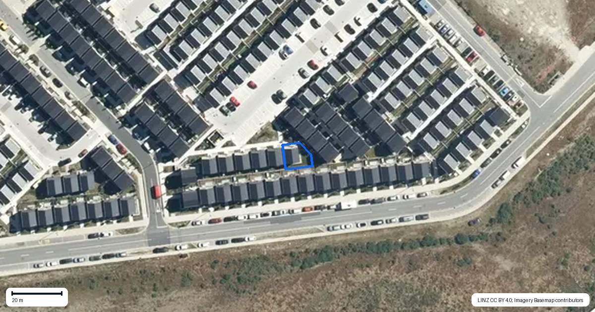 Property context map for 83 Delaney Loop, Frankton, Queenstown