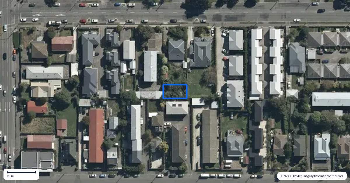 Property context map for 6/358 Hereford Street, Linwood, Christchurch