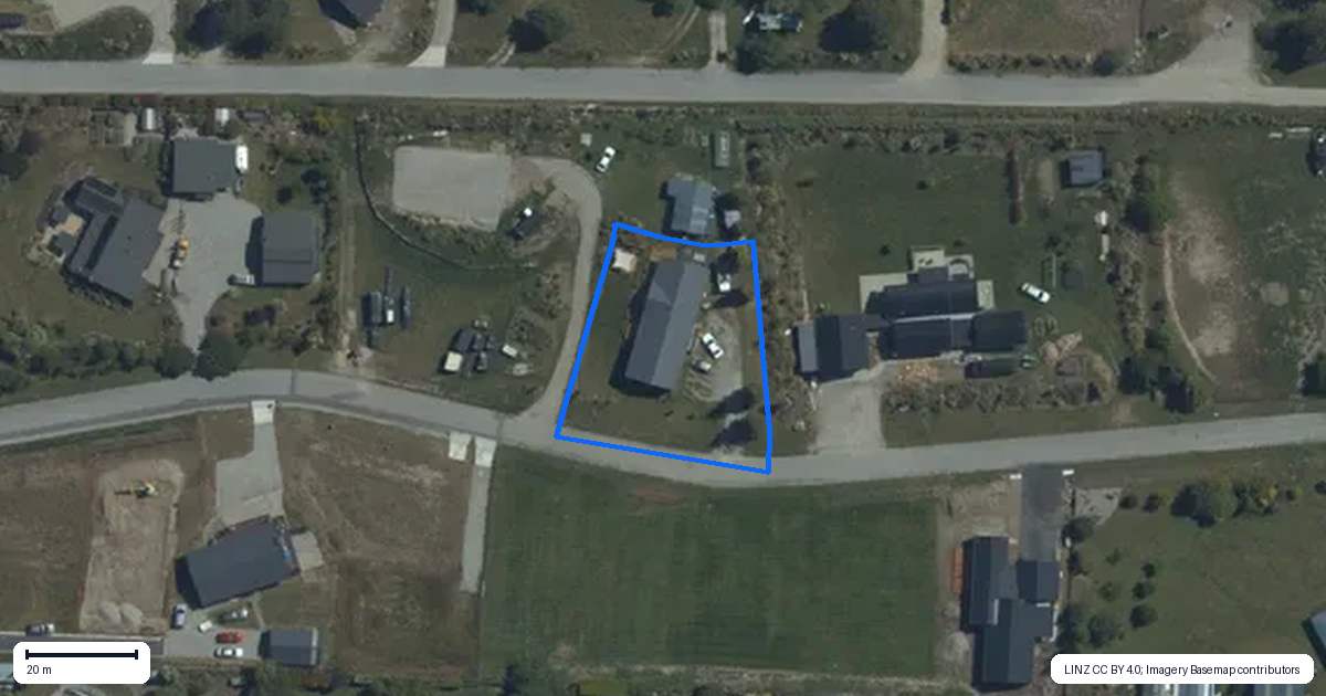 Property context map for 13 Terranova Place, Wanaka