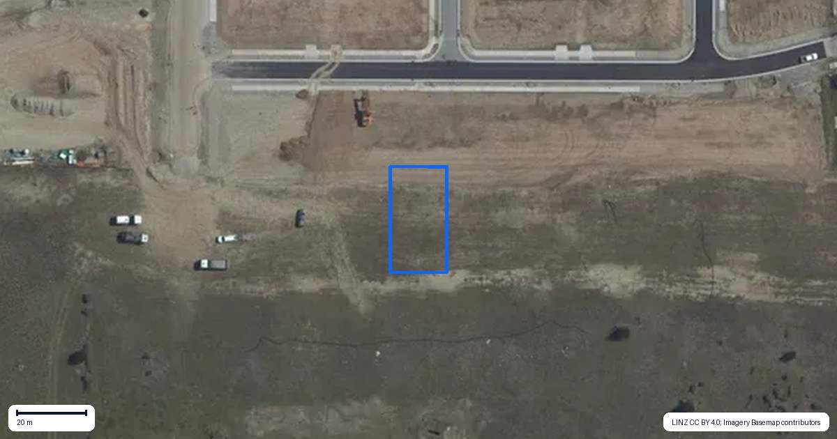 Property context map for 38 Callaghans Creek Rise, Wanaka