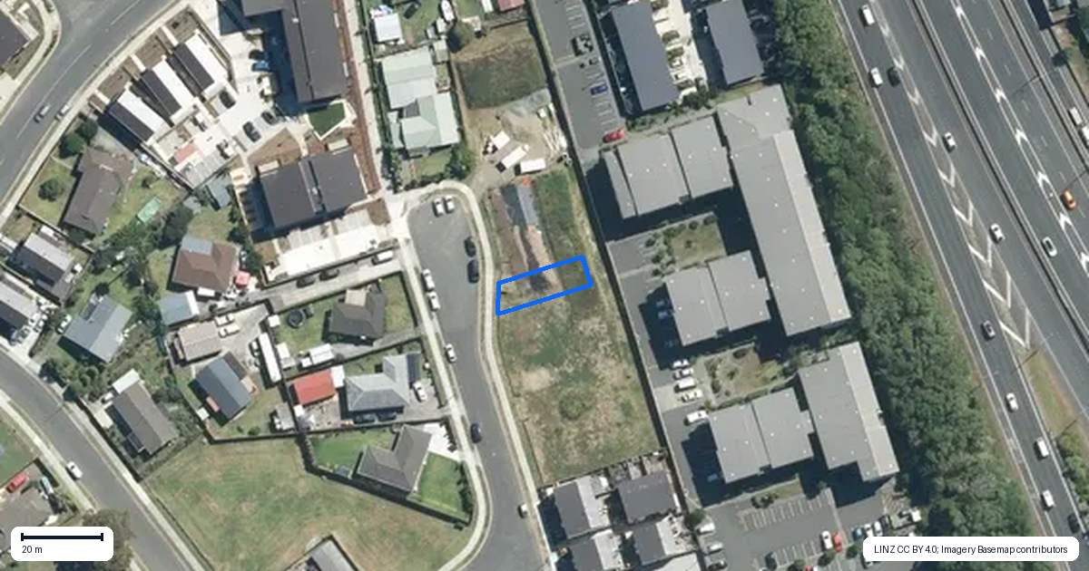 Property context map for 17A Welby Place, Mangere, Auckland