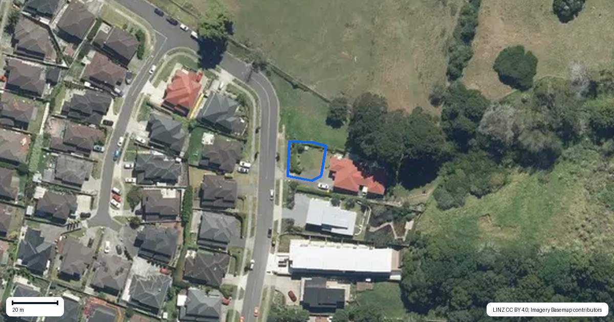 Property context map for 2A Ravello Rise, Flat Bush, Auckland