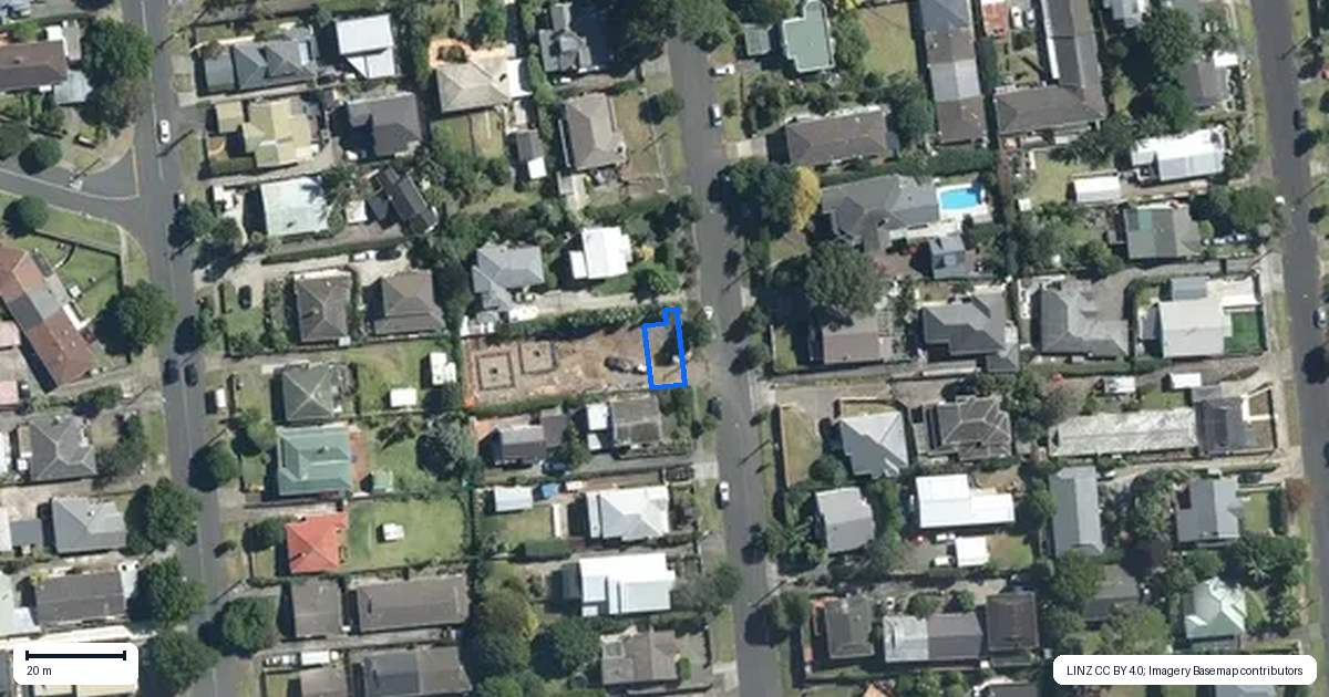 Property context map for 1/26 Huapai Street, Onehunga, Auckland