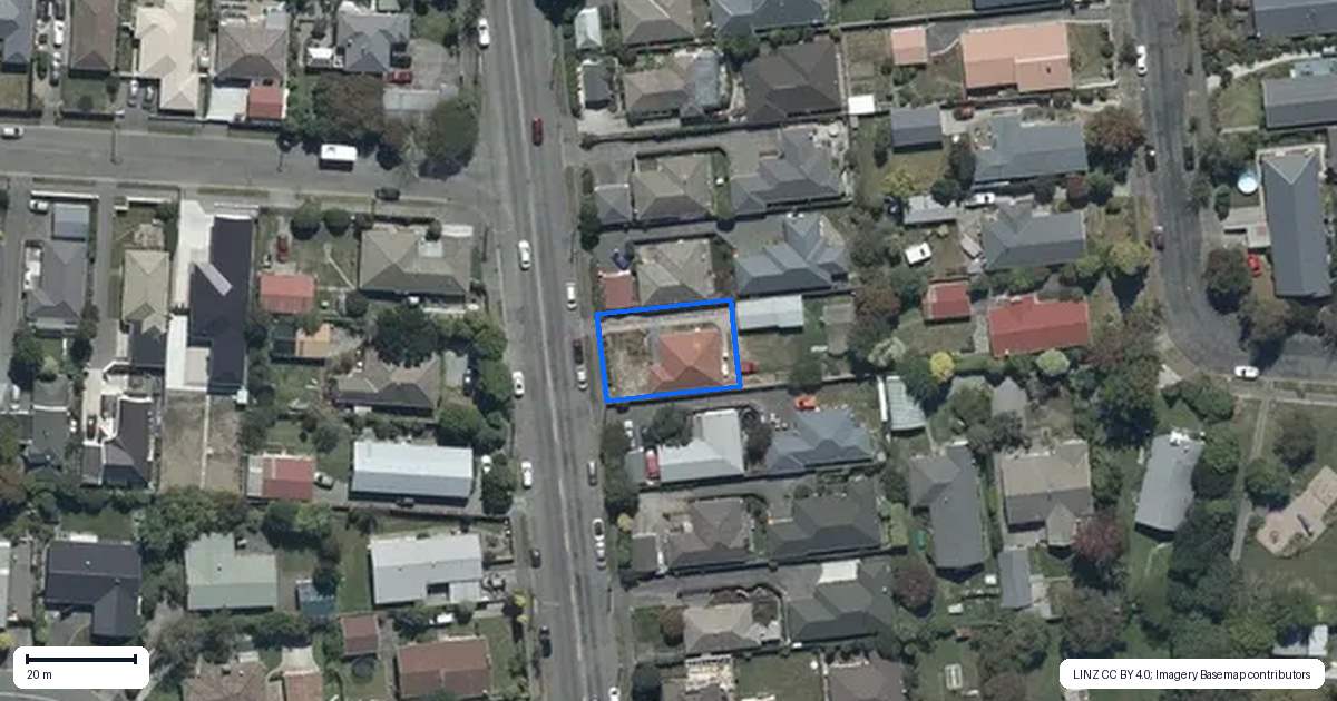 Property context map for 188 Avonhead Road, Avonhead, Christchurch