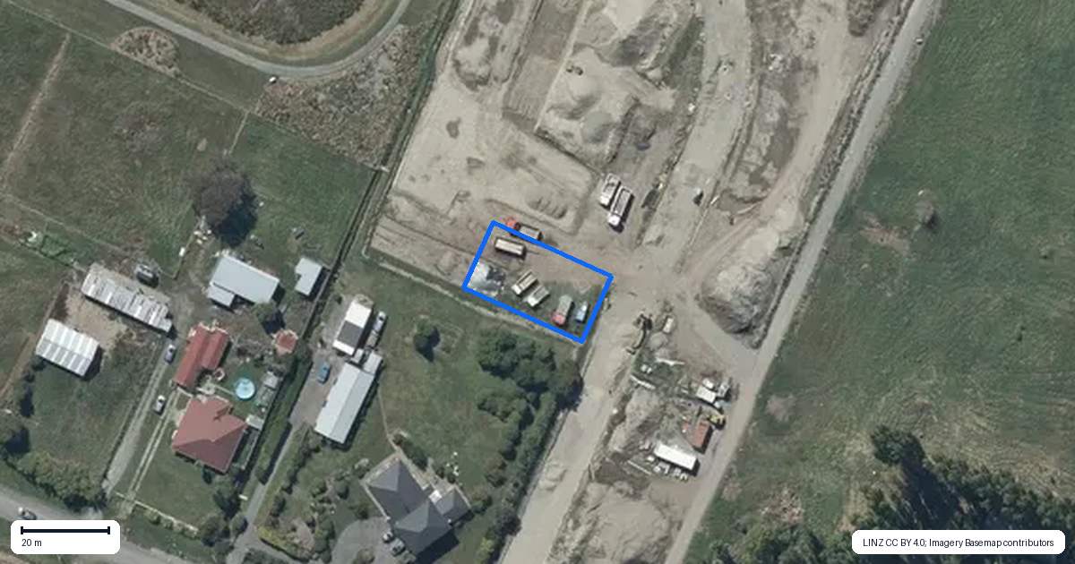 Property context map for 36 Podocarp Drive, Halswell, Christchurch