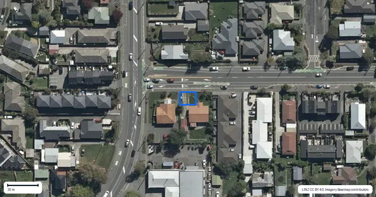 Property context map for 2/8 North Avon Road, Richmond, Christchurch