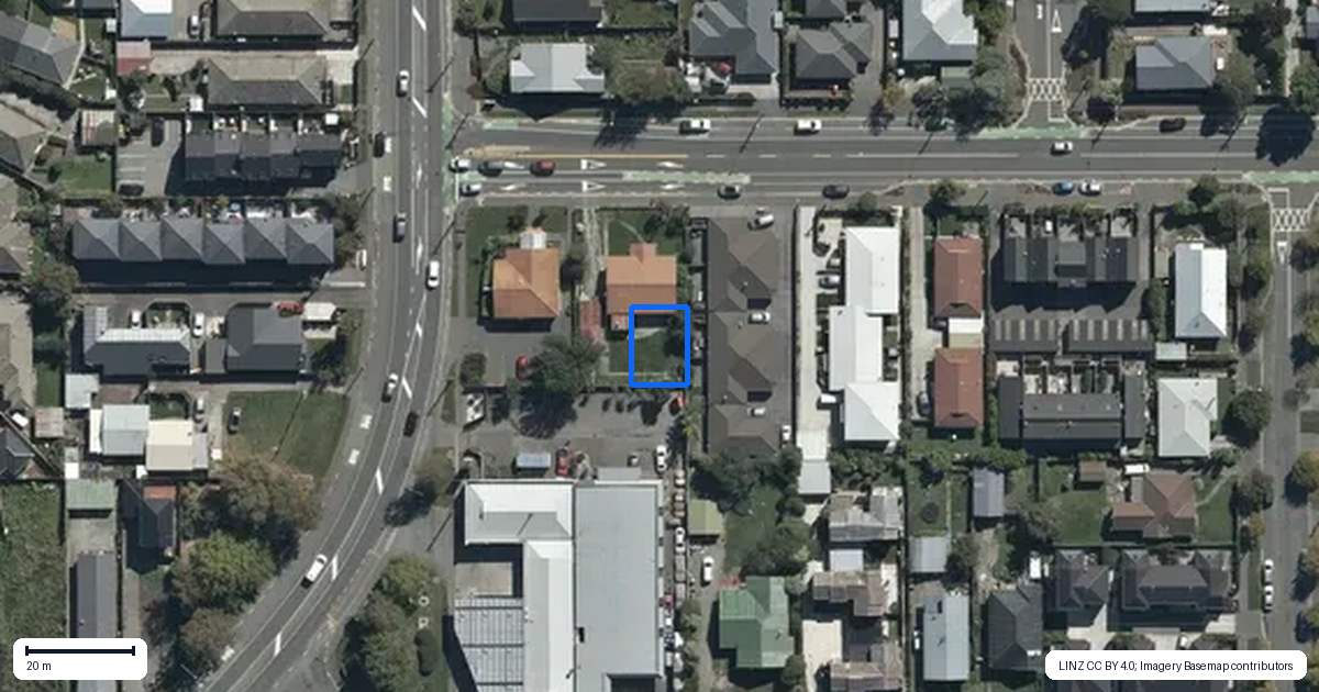 Property context map for 5/8 North Avon Road, Richmond, Christchurch