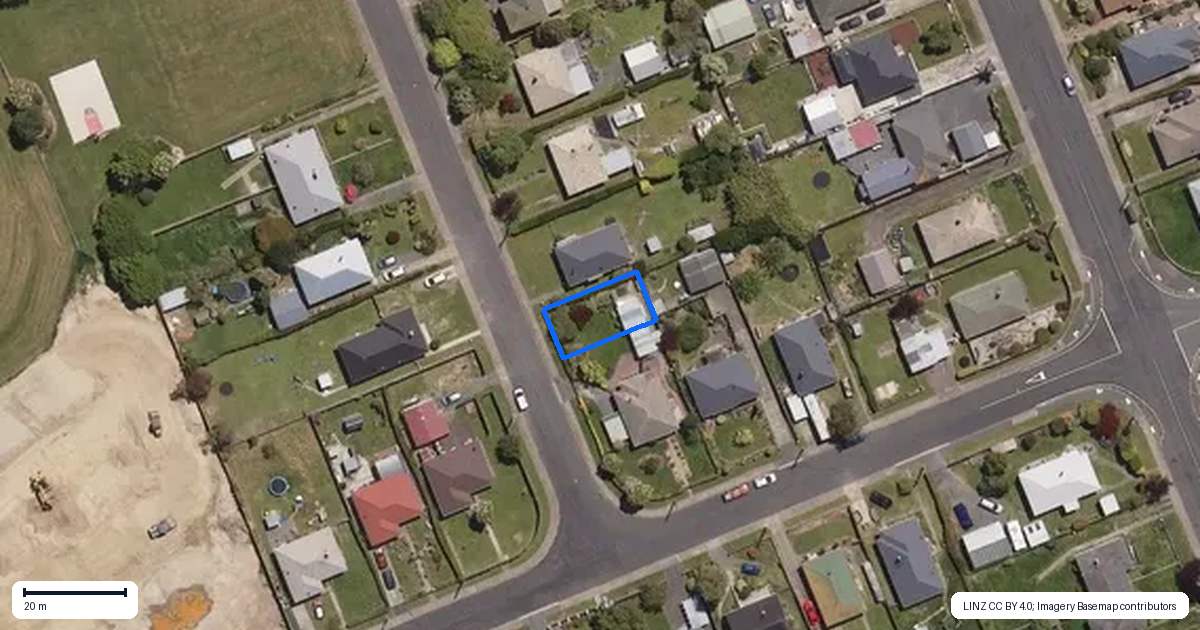 Property context map for 21 Spey Street, Mosgiel