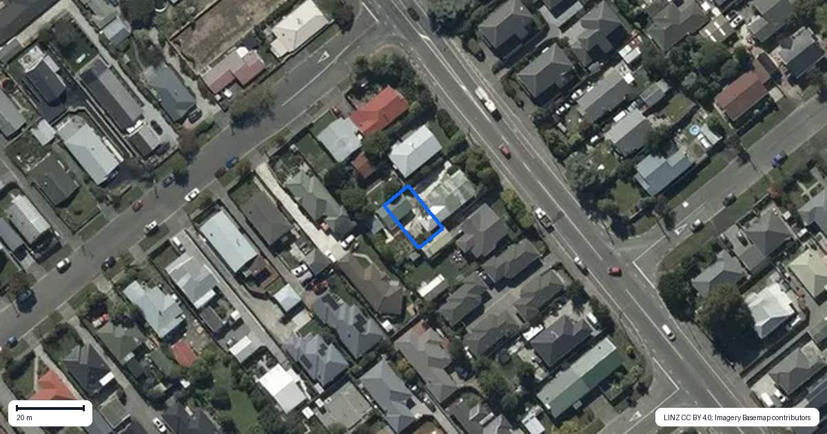 Property context map for 3/355 Barrington Street, Spreydon, Christchurch