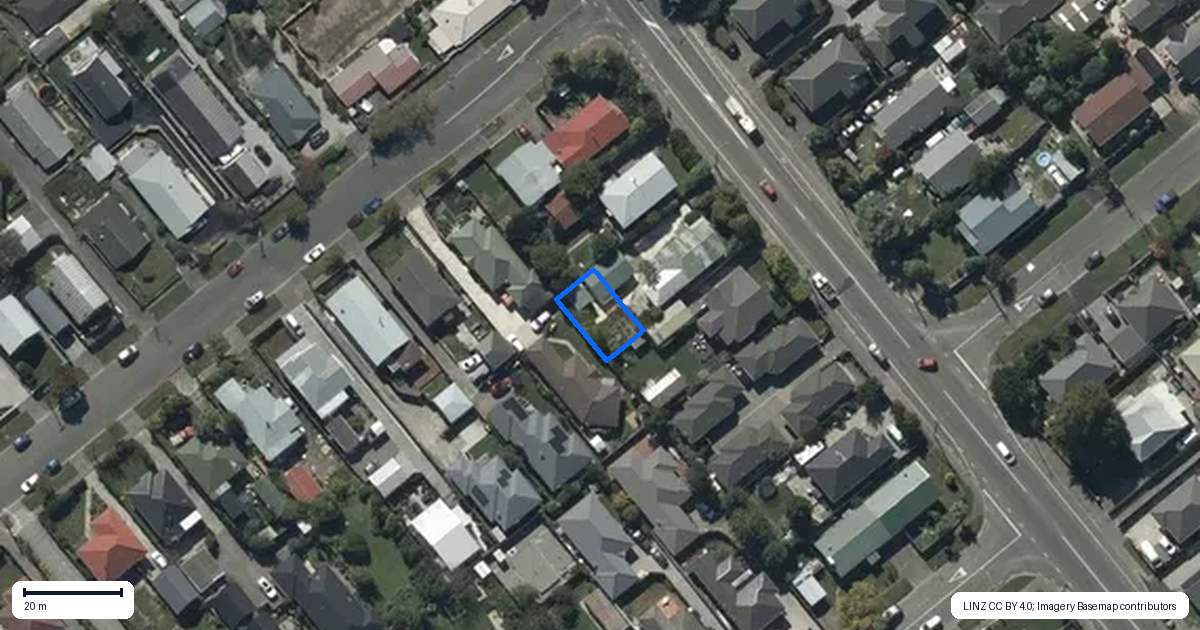 Property context map for 4/355 Barrington Street, Spreydon, Christchurch