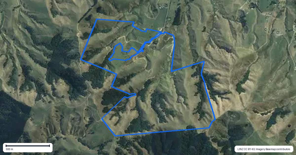 Property context map for 928 Kairangi Road, Rotoorangi, Cambridge