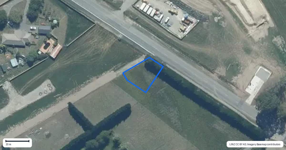 Property context map for 133 Lincoln Rolleston Road, Rolleston