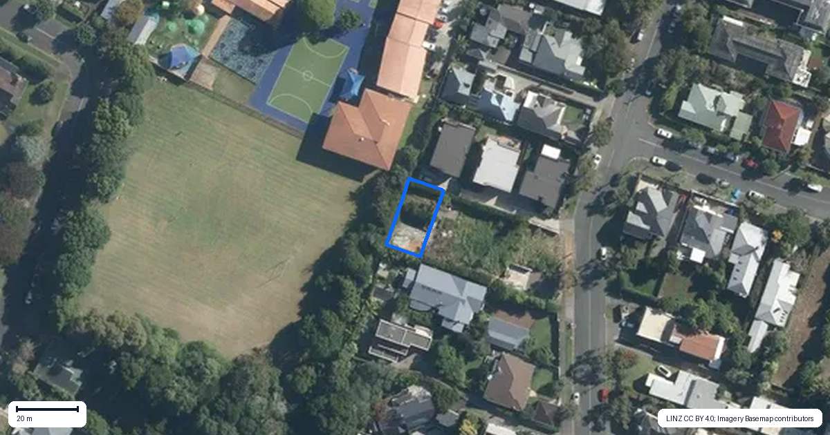 Property context map for 21E Armadale Road, Remuera, Auckland