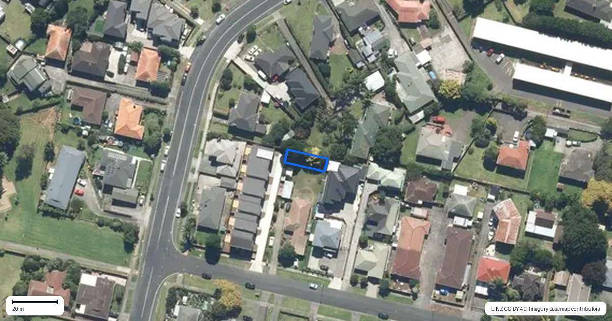 Property context map for 7/6 Weston Avenue, Papatoetoe, Auckland