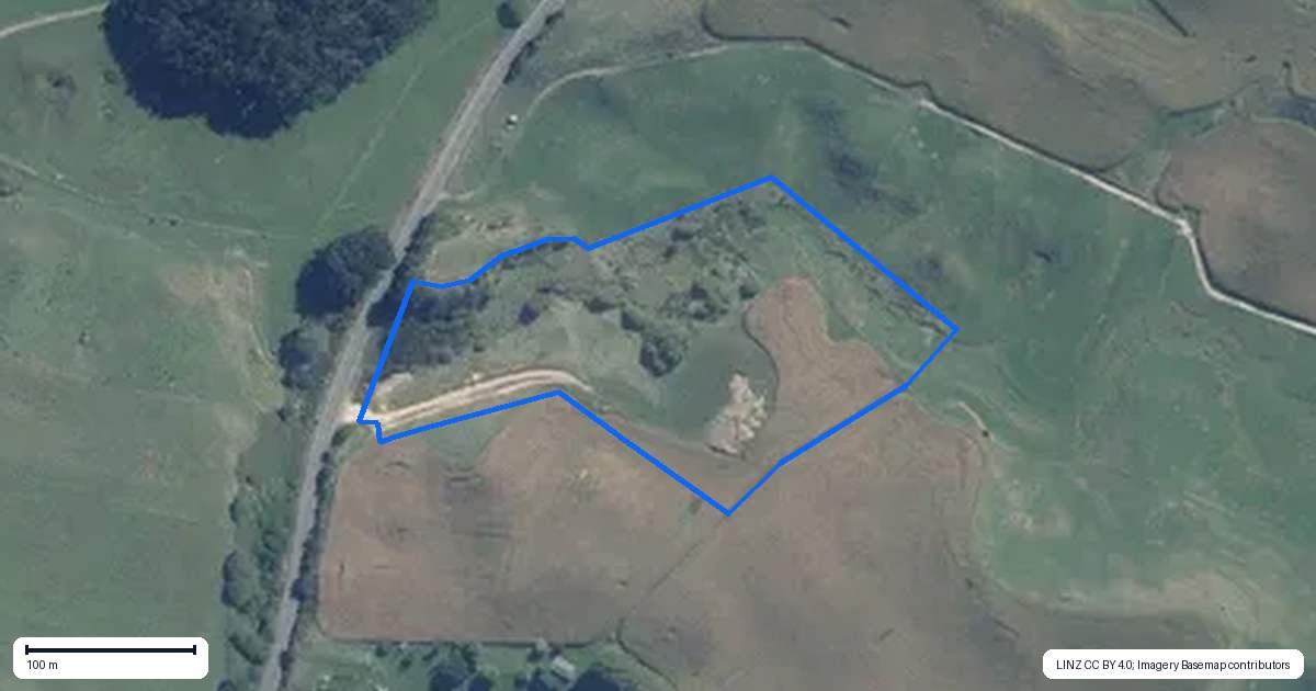 Property context map for 1755A State Highway 30, Horohoro, Rotorua