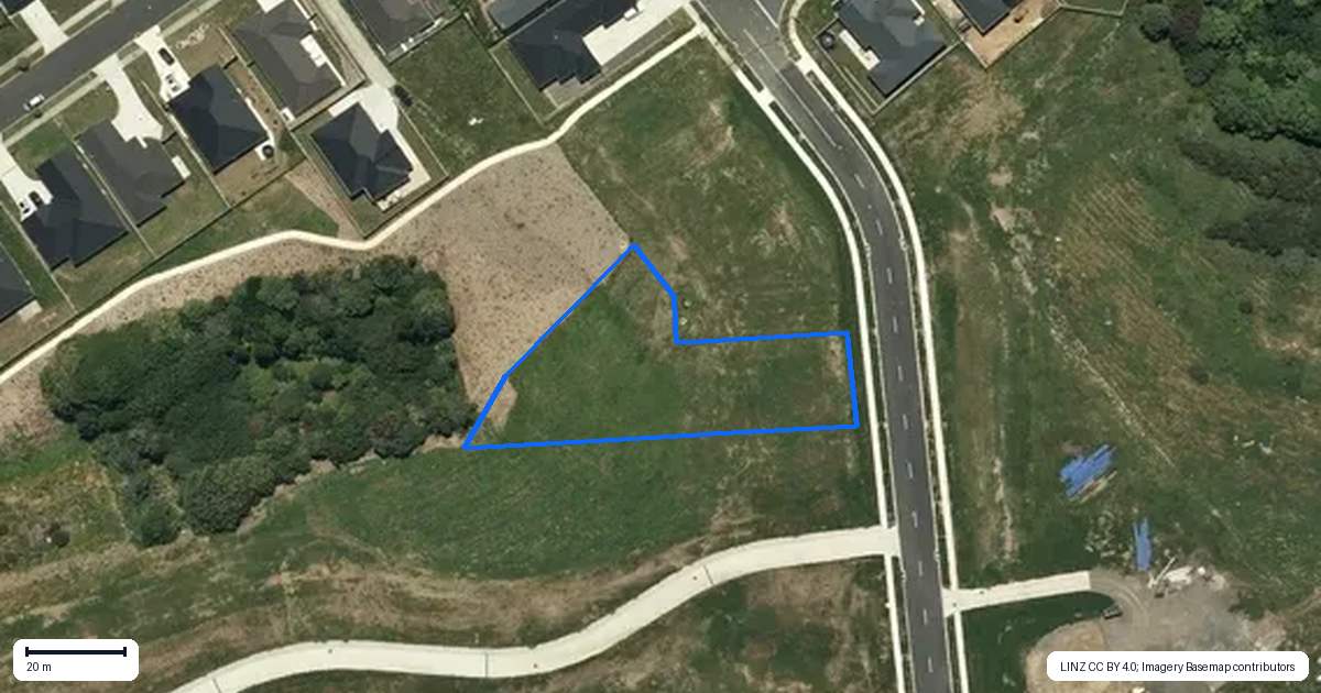 Property context map for 160 Hitchen Road, Pokeno