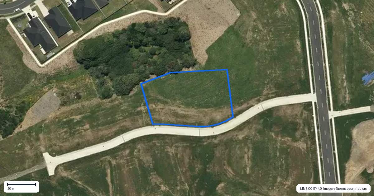 Property context map for 6 Chris Gatehouse Lane, Pokeno