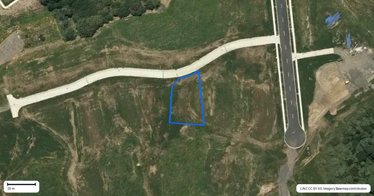 Property context map for 5 Chris Gatehouse Lane, Pokeno