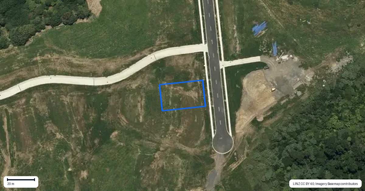 Property context map for 166 Hitchen Road, Pokeno