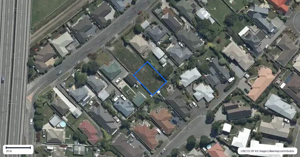 Property context map for 10A Farquhars Road, Redwood, Christchurch