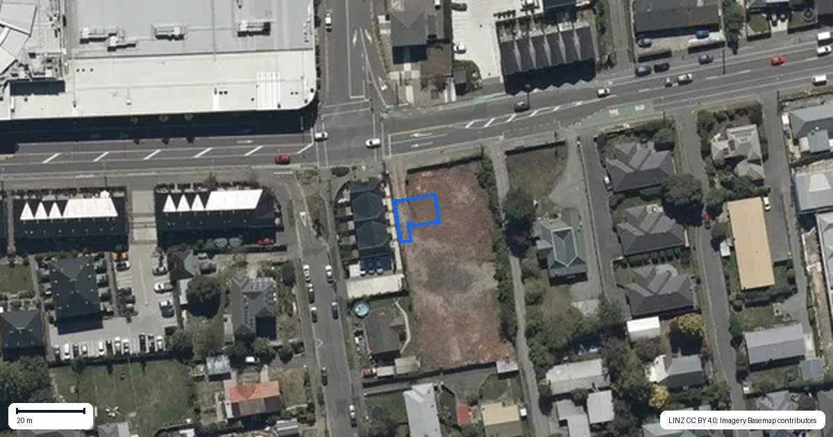 Property context map for 2/24 New Brighton Road, Shirley, Christchurch