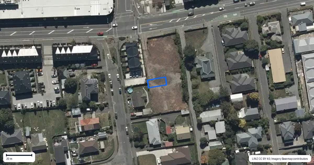 Property context map for 3/24 New Brighton Road, Shirley, Christchurch